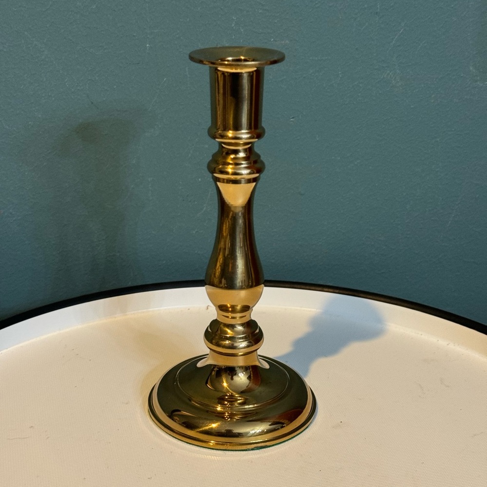 VINTAGE Gallery Originals Convertible Brass Taper Candlestick 7.25" / 3.5”